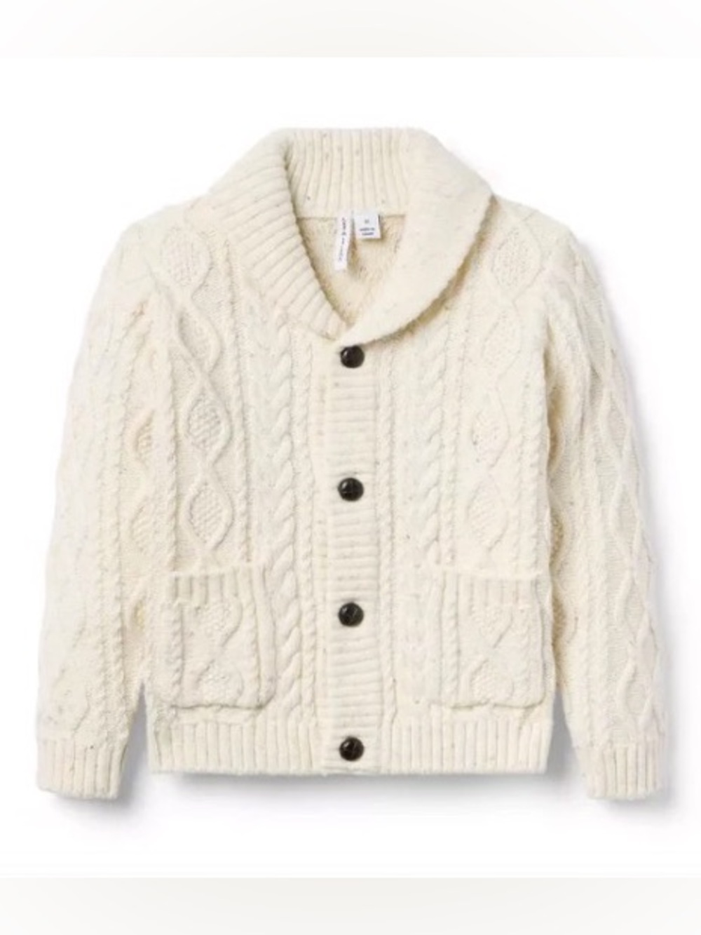 Janie and Jack Cable Knit Shawl Collar Cardigan (Size: 3T) NWT